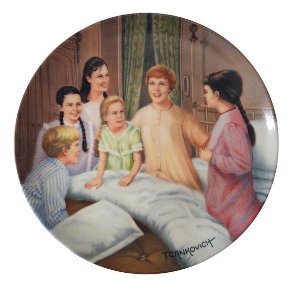 Vintage The Sound of Music My Favorite Things Plate 1986 Edwin M Knowles Box/COA - Picture 1 of 7